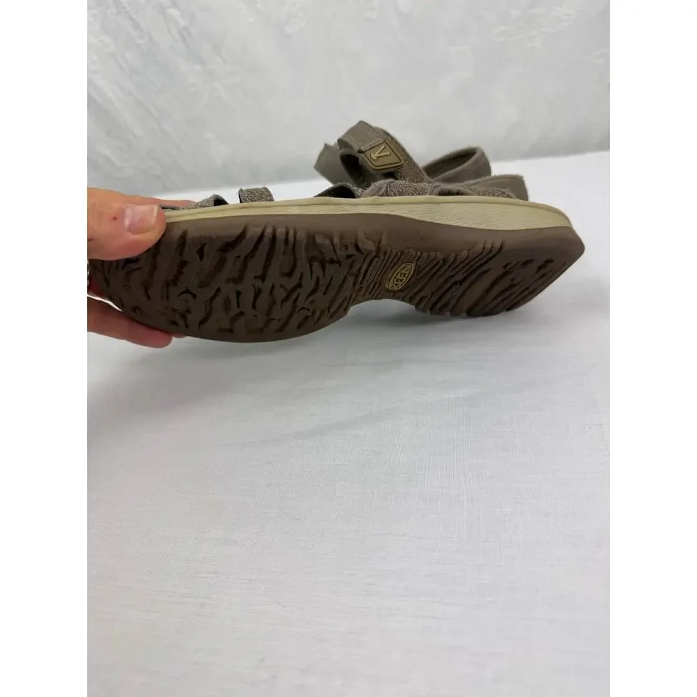KEEN Whisper Women's Closed Toe Sport Sandals Taupe Brown Size 6